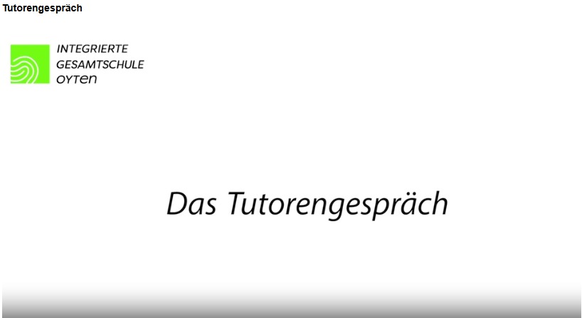Du betrachtest gerade Das Tutorengespräch