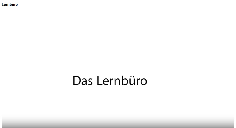 Du betrachtest gerade Das Lernbüro
